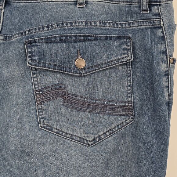 Riders by Lee Women's Capri Jeans Plus Size 22W - Picture 4 of 7